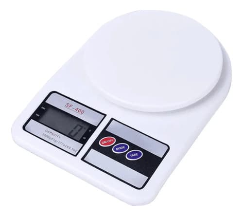 Balança De Cozinha Digital Xyn Branca 10kg Dieta Nutrição Branco 10 Kg