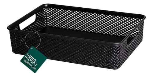 Cesto Organizador Preto Linea 30x21x7 Preto