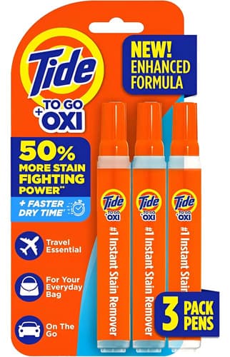 Caneta Removedora De Manchas 3 Un To Go Com Oxi Tide Bolsa