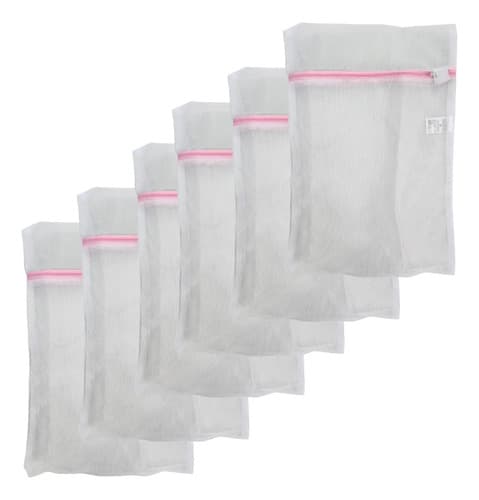 Kit 6 Protetores Roupas Delicadas Maquina Lavar 34 X 48 Cm