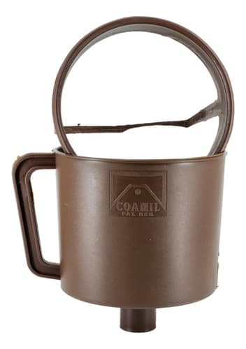 Coador De Café Com Suporte Reutilizável Garrafa E Caneca 103 Marrom-escuro